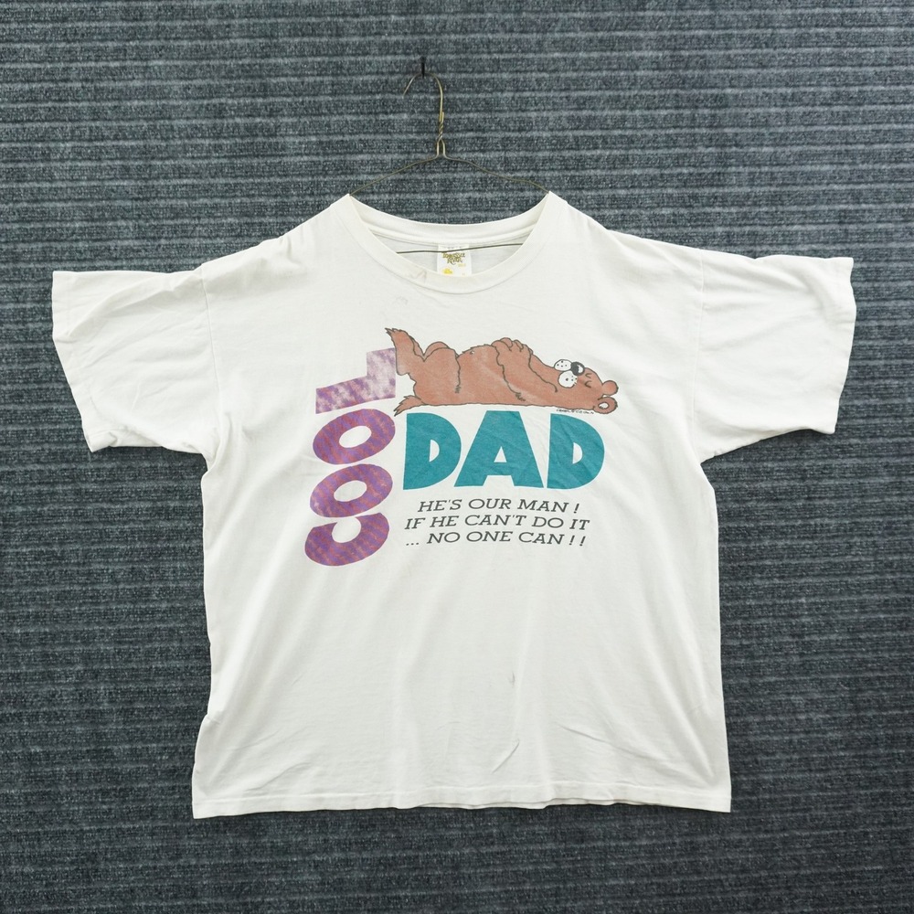 Tennessee River Single Sticth Graphic T-Shirt XL Cool Dad Bear Vintage 90s Humor